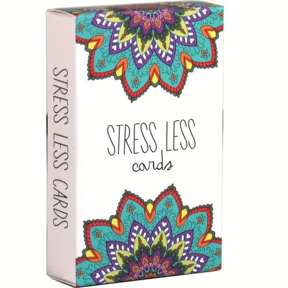 None Other - NEW The Original Stress Less 50 Mindfulness Exercises Cards Stress And Anxiety